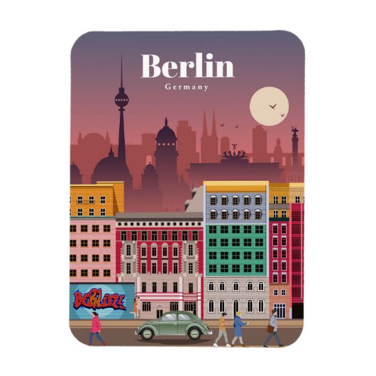 Reisen nach Berlin Deutschland Magnet (Vertikal)