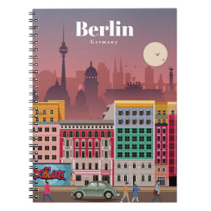 Reisen nach Berlin Deutschland Notizblock