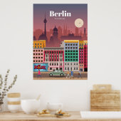 Reisen nach Berlin Deutschland Poster (Küche)