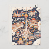 Reisen nach Berlin Deutschland Postkarte (Vorne/Hinten)