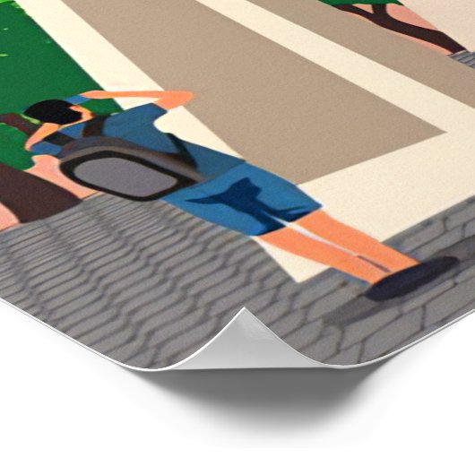 Reisen nach Brüssel Poster (Ecke)