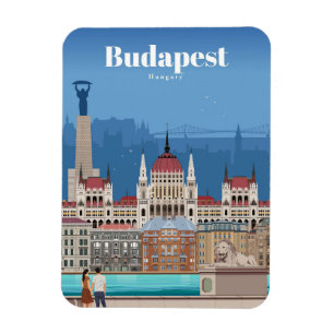 Reisen nach Budapest Art Reisen Magnet