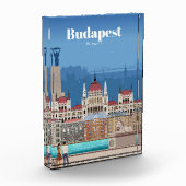 Reisen nach Budapest Kunst Fotoblock (Links)