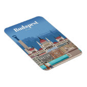 Reisen nach Budapest Kunst Magnet (Rechte Seite)