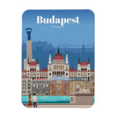 Reisen nach Budapest Kunst Magnet (Vertikal)