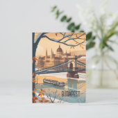 Reisen nach Budapest Postkarte (Stehend Vorderseite)