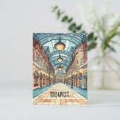 Reisen nach Budapest Ungarn Postkarte (Stehend Vorderseite)