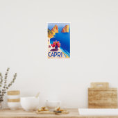 Reisen nach Capri Poster (Küche)