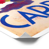 Reisen nach Capri Poster (Ecke)