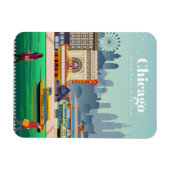 Reisen nach Chicago Magnet (Horizontal)