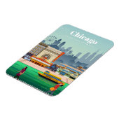 Reisen nach Chicago Magnet (Linke Seite)