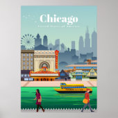 Reisen nach Chicago Poster (Vorne)