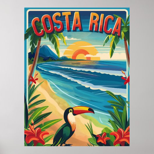 Reisen nach Costa Rica Poster (Vorne)