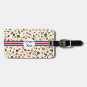 Reisen nach Costa Rico, um zu erkunden Gepäckanhänger (Vorderseite horizontal)