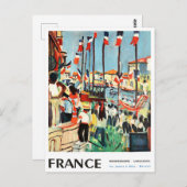 Reisen nach Frankreich Postkarte (Vorne/Hinten)