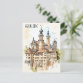 Reisen nach Heidelberg Deutschland Postkarte (Stehend Vorderseite)