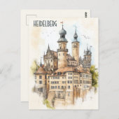 Reisen nach Heidelberg Deutschland Postkarte (Vorne/Hinten)