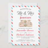 Reisen nach Hochzeit in Urlaubsort Einladung (Vorderseite)