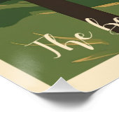 Reisen nach Italien, Kunstillustrierung, Poster (Ecke)