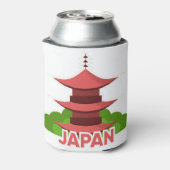 Reisen nach Japan auf der Ikone Land Japan Dosenkühler (Kanne Rückseite)