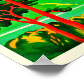 Reisen nach Japan Vintag Poster (Ecke)