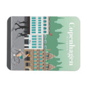 Reisen nach Kopenhagen Magnet (Horizontal)