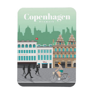 Reisen nach Kopenhagen Magnet