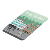 Reisen nach Kopenhagen Magnet (Linke Seite)