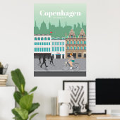 Reisen nach Kopenhagen Poster (Heimbüro)