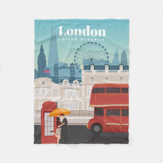 Reisen nach London England Fleecedecke