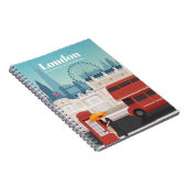 Reisen nach London England Notizblock (Rechte Seite)