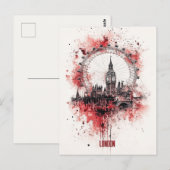 Reisen nach London England Postkarte (Vorne/Hinten)