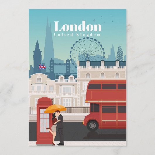 Reisen nach London England Programm (Vorderseite)