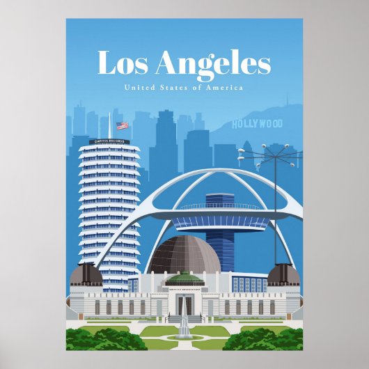 Reisen nach Los Angeles Poster (Vorne)