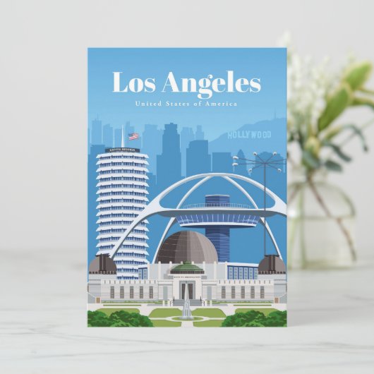 Reisen nach Los Angeles Programm (Stehend Vorderseite)