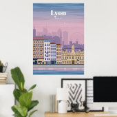 Reisen nach Lyon Frankreich Poster (Heimbüro)