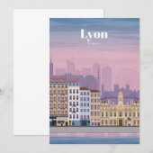 Reisen nach Lyon Frankreich Programm (Vorne/Hinten)
