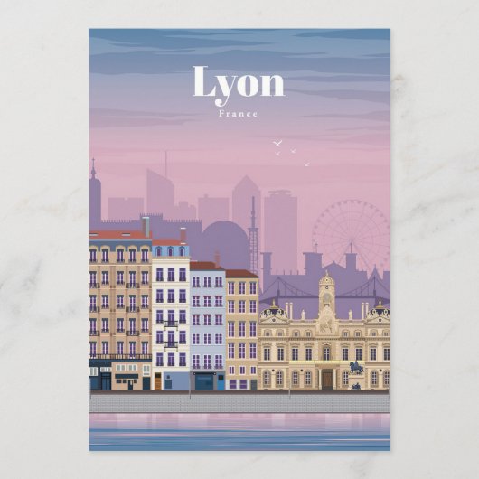 Reisen nach Lyon Frankreich Programm (Vorderseite)