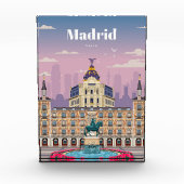 Reisen nach Madrid Spanien Fotoblock (Vorderseite)