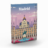 Reisen nach Madrid Spanien Fotoblock (Links)