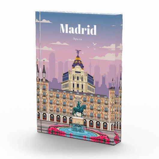 Reisen nach Madrid Spanien Fotoblock (Rechts)