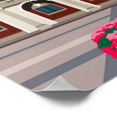 Reisen nach Madrid Spanien Poster (Ecke)