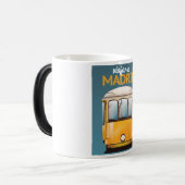 Reisen nach Madrid Vintages Urlaubsplaner Verwandlungstasse (Vorderseite Links)