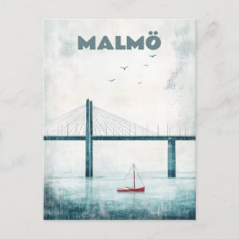 Reisen nach Malmö Schweden Postkarte