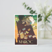 Reisen nach Marokko Postkarte (Stehend Vorderseite)