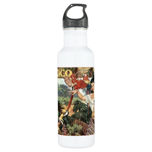 Reisen nach Mexiko Trinkflasche (Vorderseite)