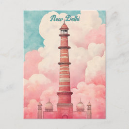 Reisen nach Neu-Delhi-Indien Postkarte