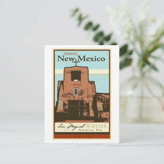 Reisen nach New Mexico Postkarte (Stehend Vorderseite)
