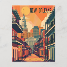 Reisen nach New Orleans Postkarte