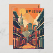 Reisen nach New Orleans Postkarte (Vorne/Hinten)